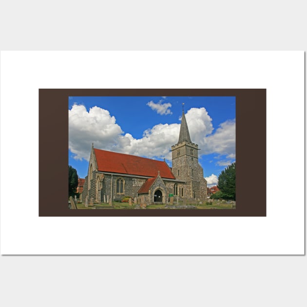 St Peters Church, Burnham, August 2020 Wall Art by RedHillDigital